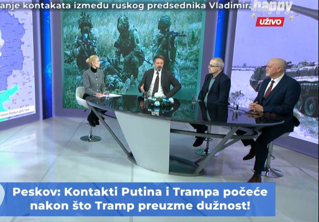 „AKTUELNOSTI“ NA HAPPY TV: Peskov: Kontakti Putina i Trampa počeće nakon što Tramp preuzme dužnost!