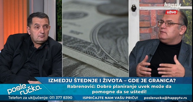 POSLE RUČKA: Između štednje i života- gde je granica?