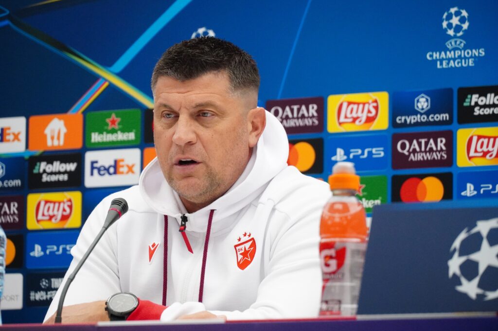 U DERBIJU NEMA FAVORITA I ŠANSE SU UVEK 50:50! Trener fudbalera Crvene zvezde na konferenciji za medije