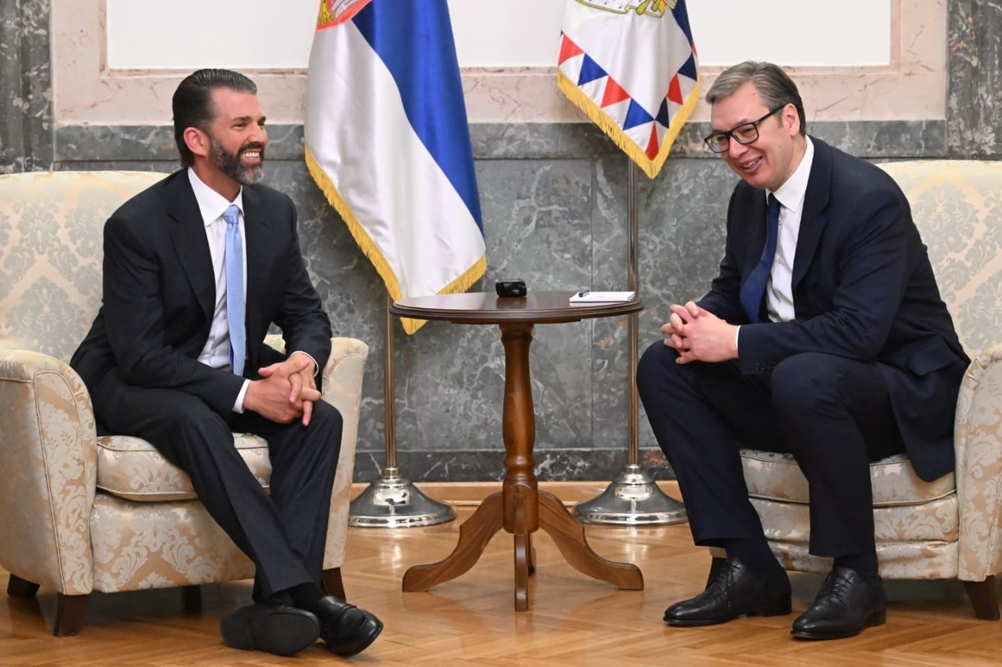 Aleksandar Vučić i Donald Tramp Mlađi