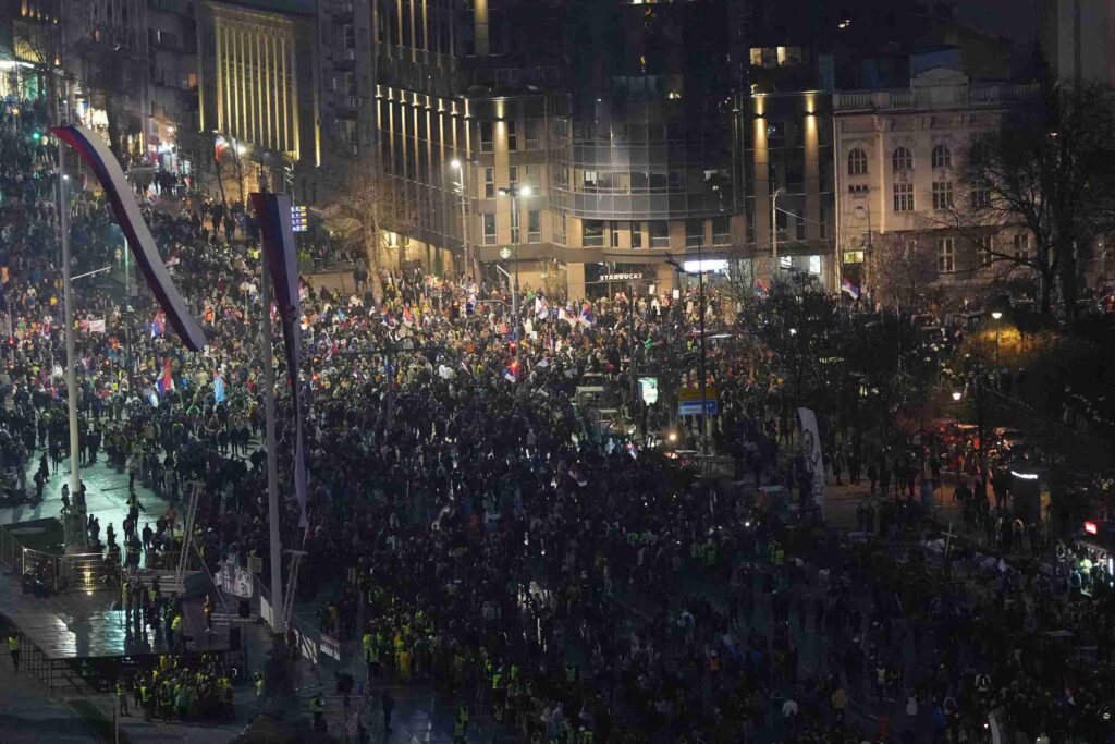 GLAVNI PROGRAM NA SLAVIJI: Protest studenata u blokadi i građana koji ih podržavaju