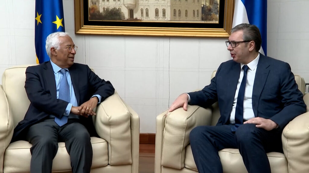 VERA U VELIKI ZNAČAJ DIJALOGA: Predsednik Vučić dočekao predsednika Evropskog saveta Antonija Koštu