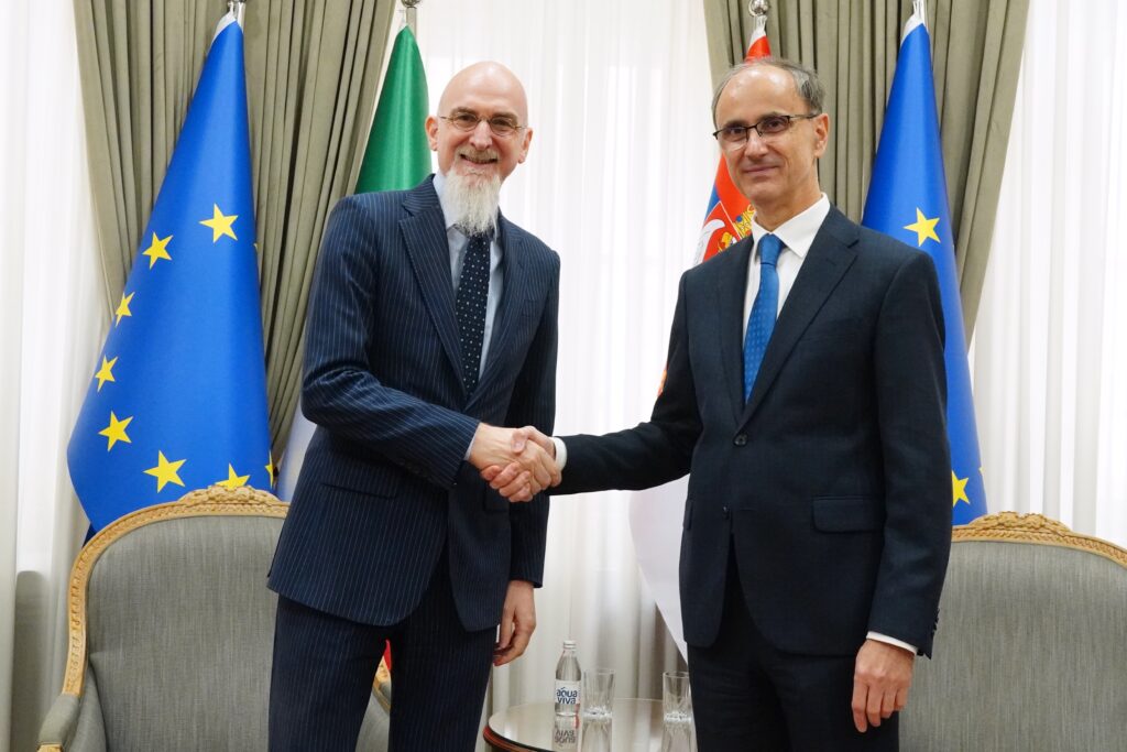 UNAPREĐENJE BILATERALNIH ODNOSA: Đuro Macut sa ambasadorom Italije u Beogradu