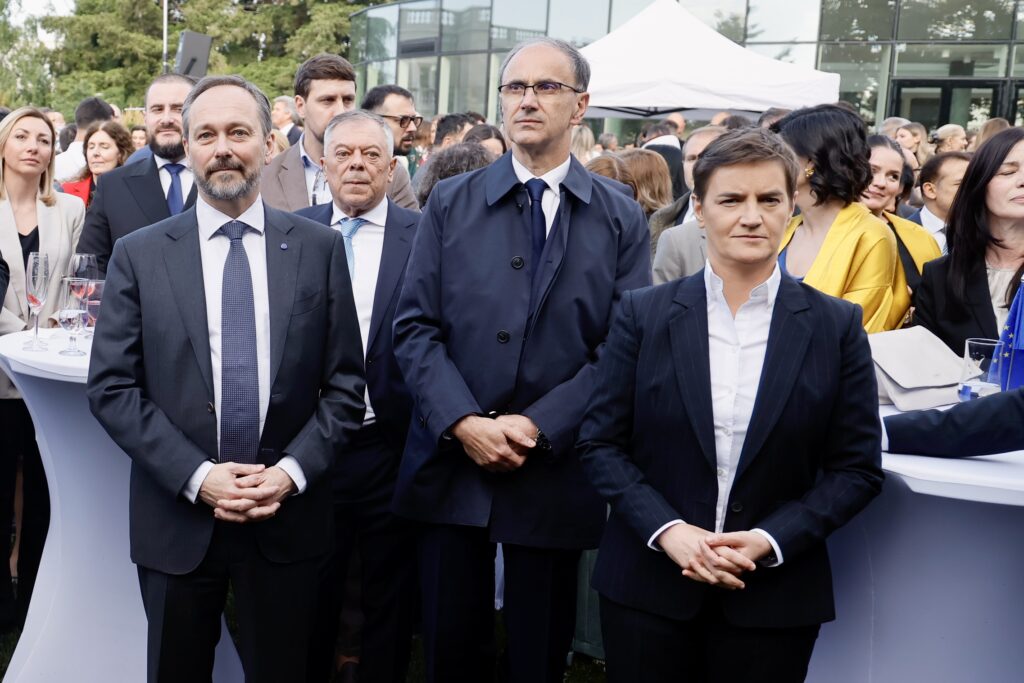 DAN EVROPE: Macut i Brnabić prisutvovali svečanom prijemu koji je priredio Emanuele Žiofre