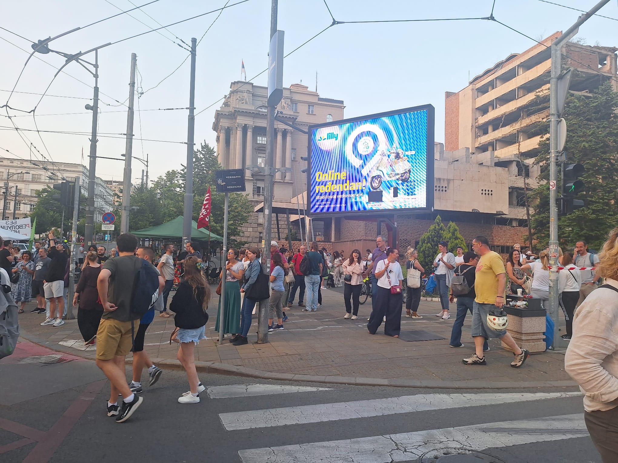 Drugi dan protesta