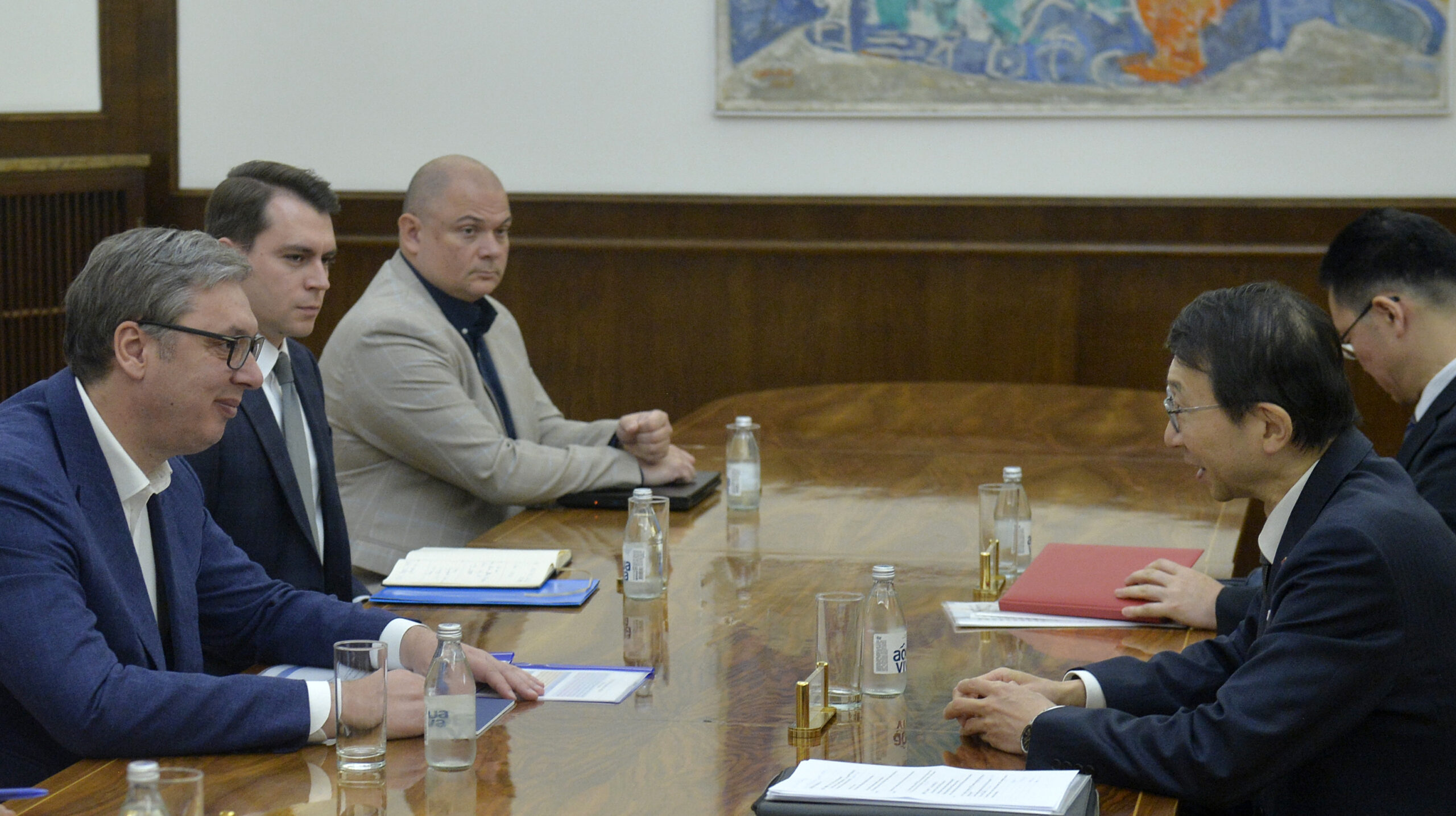 ALEKSANDAR VUČIĆ I AKIRA IMAMURA