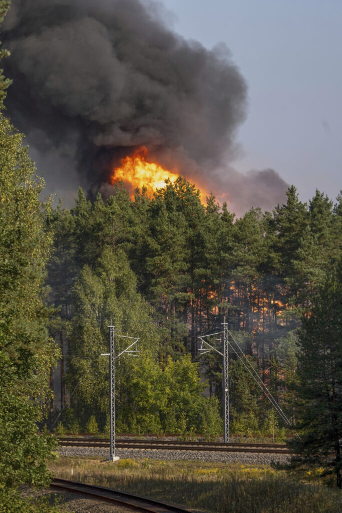 EKSPLOZIJA VAGONA U LITVANIJI: Najmanje jedna osoba povređena (FOTO)