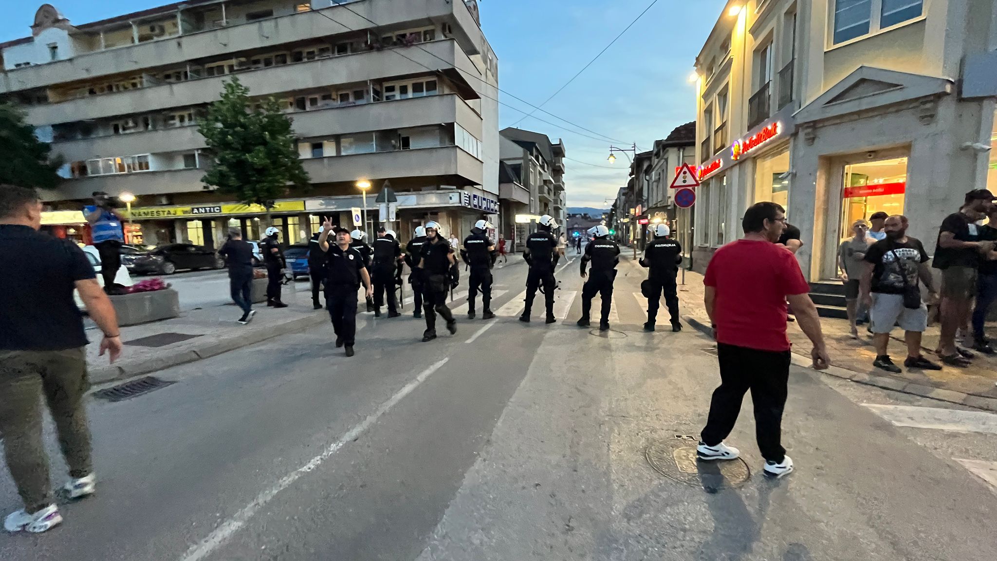 Čačak, blokade,