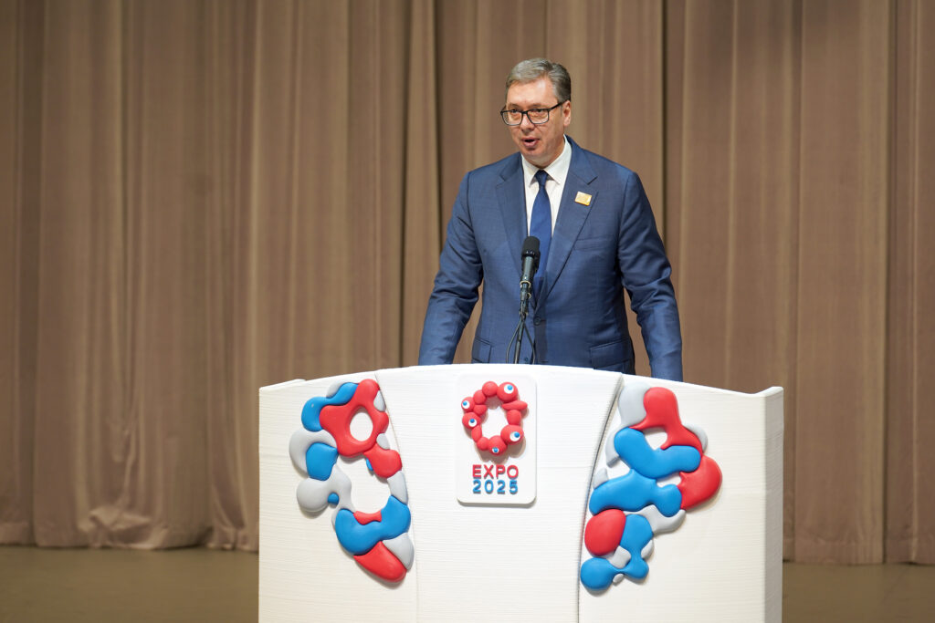 SRBIJA NA SVETSKOJ POZORNICI: Vučić posetio paviljon Japana na Ekspo 2025 u Osaki (FOTO)