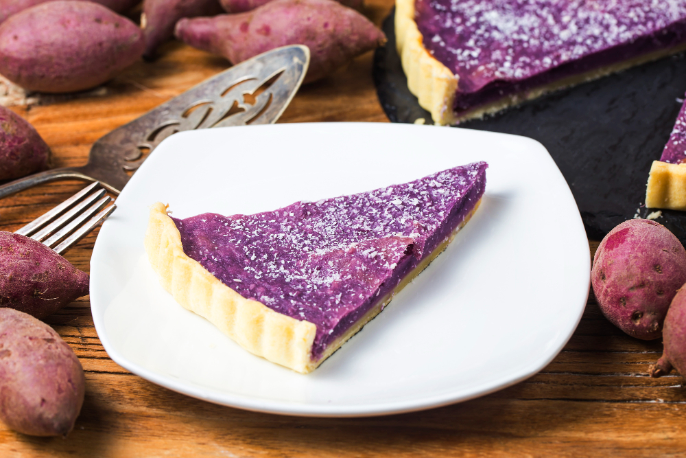 RECEPT DANA: Slatka pita s ljubičastim batatom