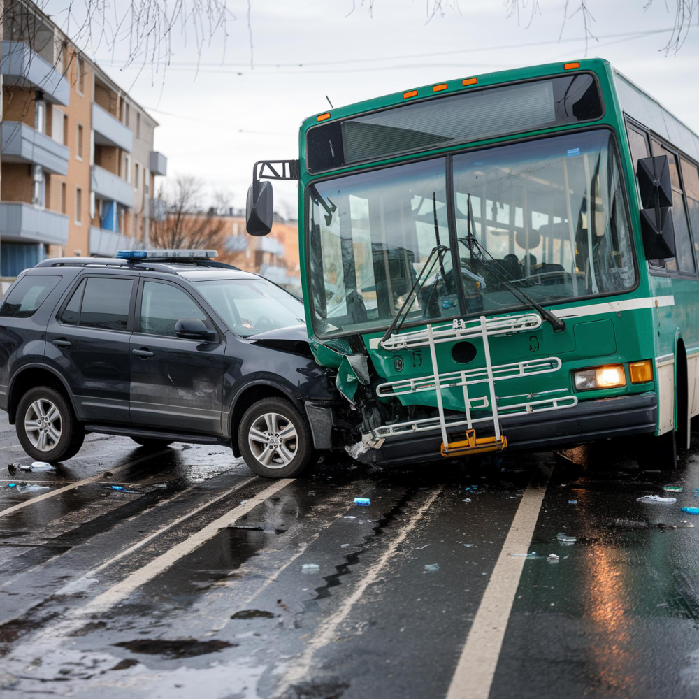 HAOS NA AUTO-PUTU U BEOGRADU: Sudarili se autobus i automobil