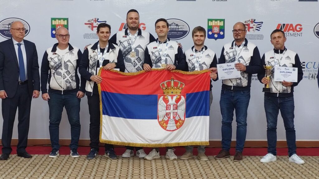 MUŠKA SELEKCIJA BRILJIRALA, ŽENSKA NA 19. MESTU: Šahisti Srbije osvojili bronzanu medalju na Evropskom prvenstvu
