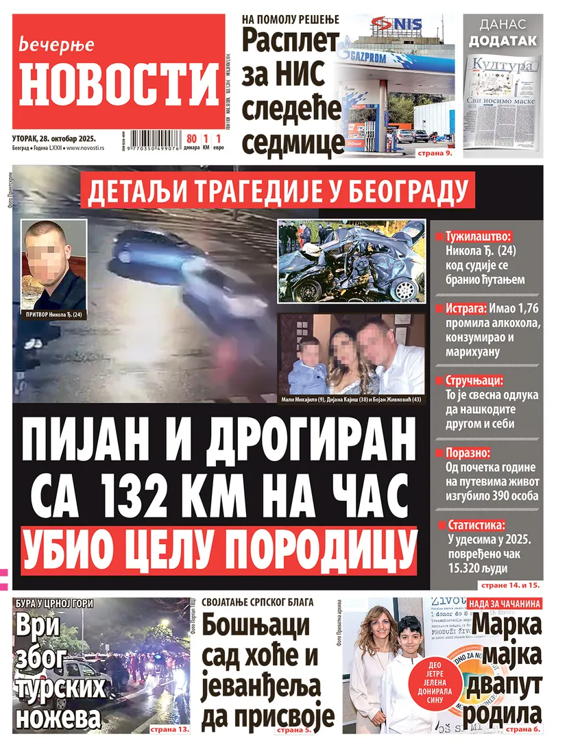 večernje novosti