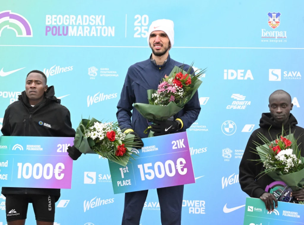OBOREN DRŽAVNI REKORD STAR 27 GODINA: Srpski atletičar Elzan Bibić pobedio na 6. Beogradskom polumaratonu