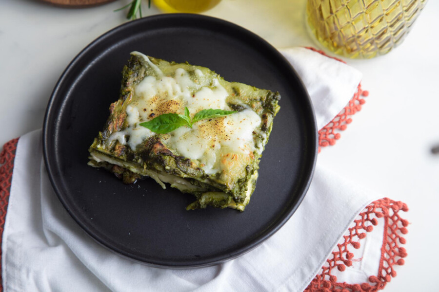 VEČERA BEZ MESA: Lazanje sa spanaćem i dve vrste sira